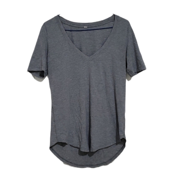 SOLD Lululemon V Neck Grey Tshirt